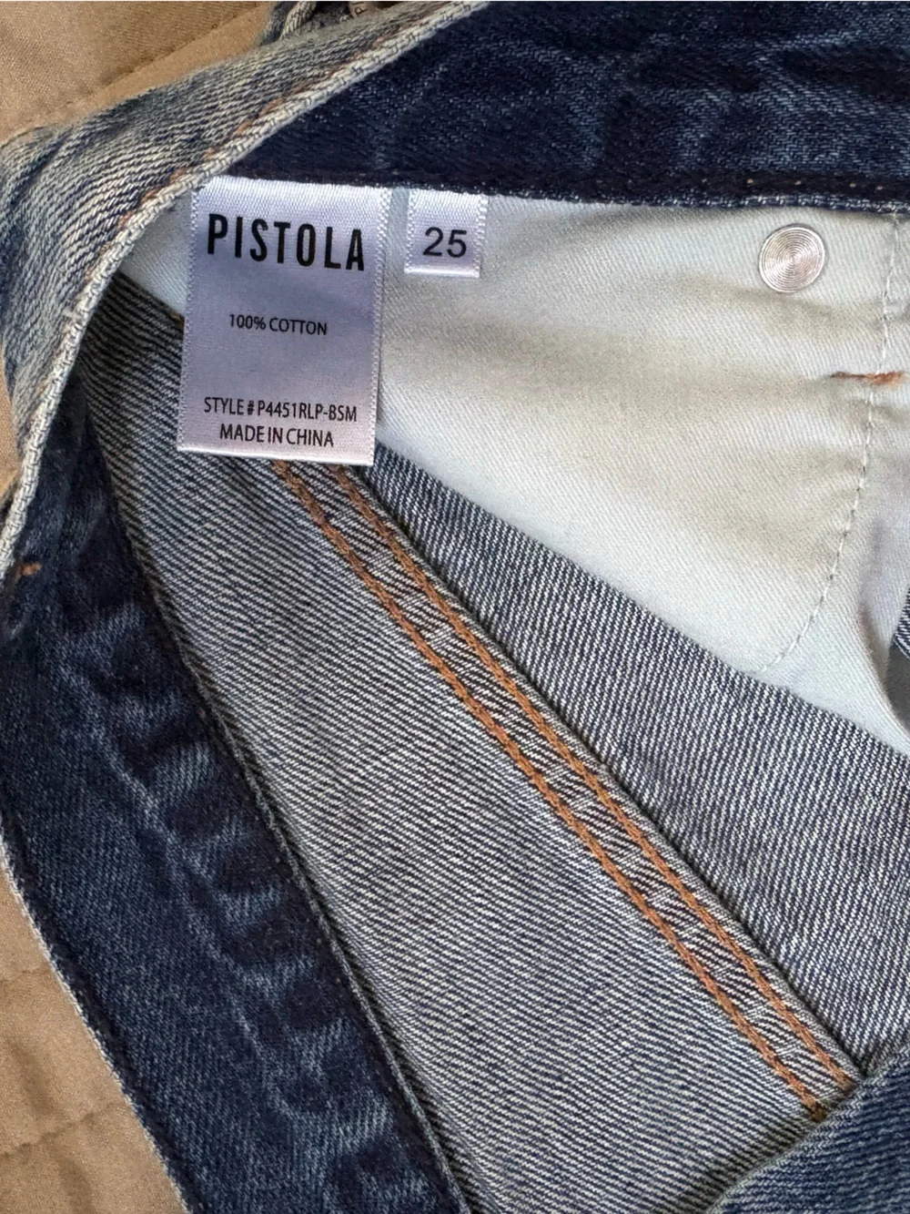 Pistola Denim Dark Wash Frayed Shorts